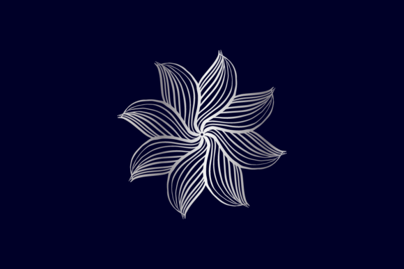 Calligraphy Flourished Snowflake 1: A Festive Graphic Design Freebie for Crafters