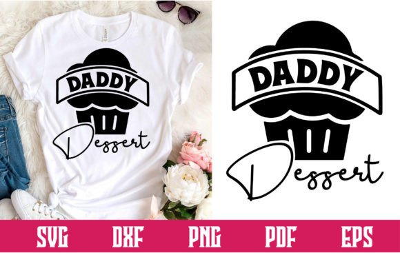 Daddy Dessert SVG Design: A Versatile Graphic Asset for Crafts and Local Business Branding