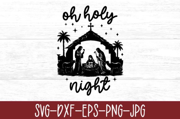 FREE Oh Holy Night SVG: A Design Asset for Website and Editorial Projects