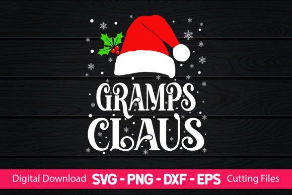 Gramps Claus Embroidery Design