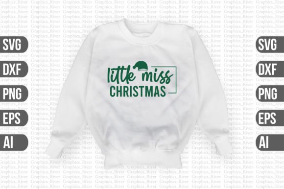 Little Miss Christmas Svg: Graphics for Crafts