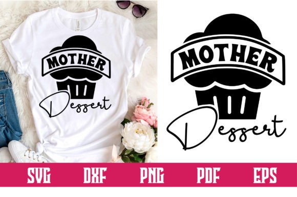 Mother Dessert SVG Design: A Modern Graphic Asset for Creative Publishers