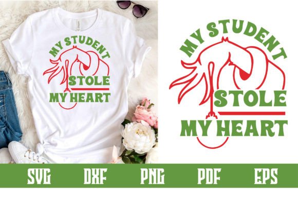 My Student Stole My Heart Svg Design: Graphics & Crafts