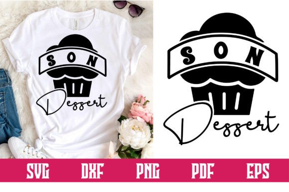 Son Dessert Svg Design: A Versatile Graphic Asset for Crafts and Branding